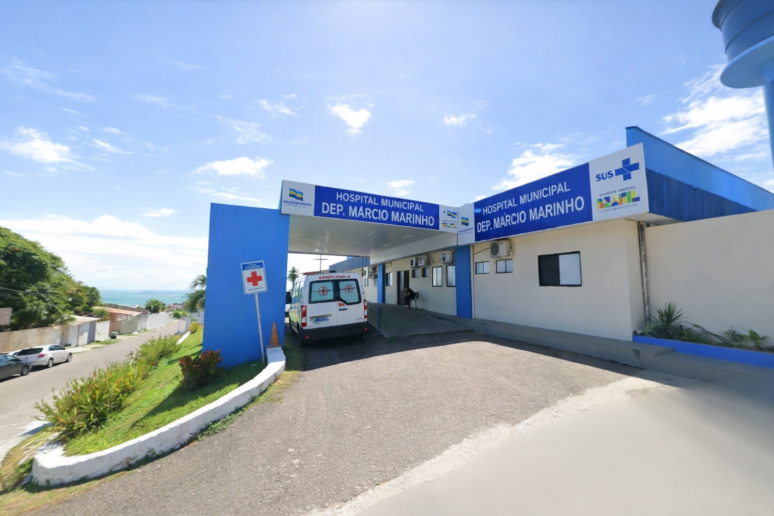 Fachada do Hospital Municipal Deputado Márcio Marinho